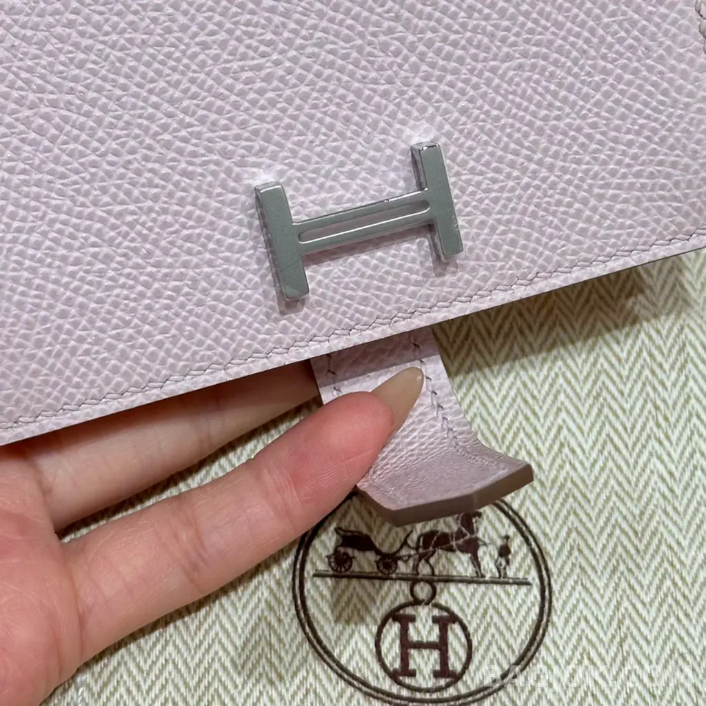 에르메스 Hermes 베안 카드 지갑 앱송 은장 상세 이미지