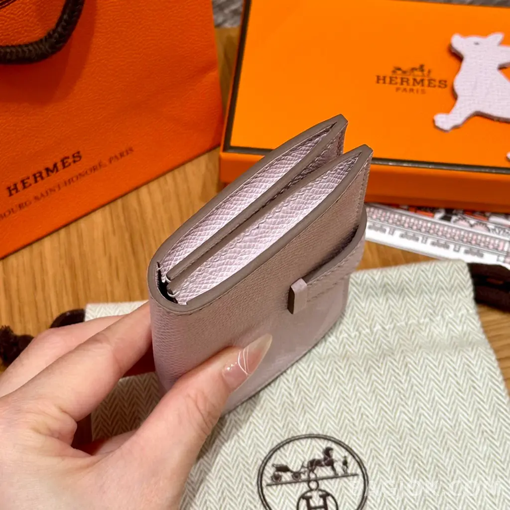 에르메스 Hermes 베안 카드 지갑 앱송 은장 상세 이미지