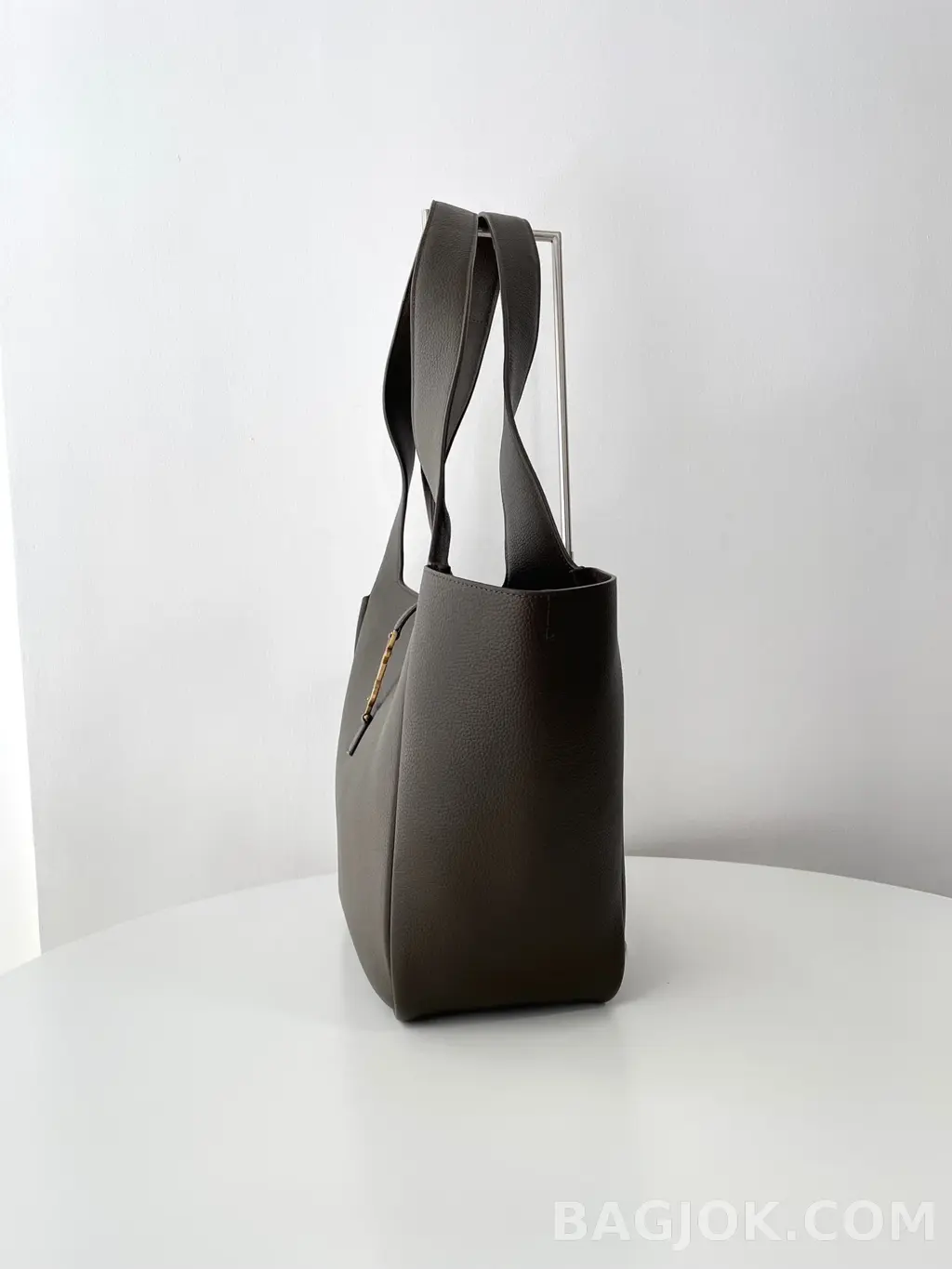 생로랑 Saint Laurent LE 5À7 BEA 토트백 그레인 레더 상세 이미지
