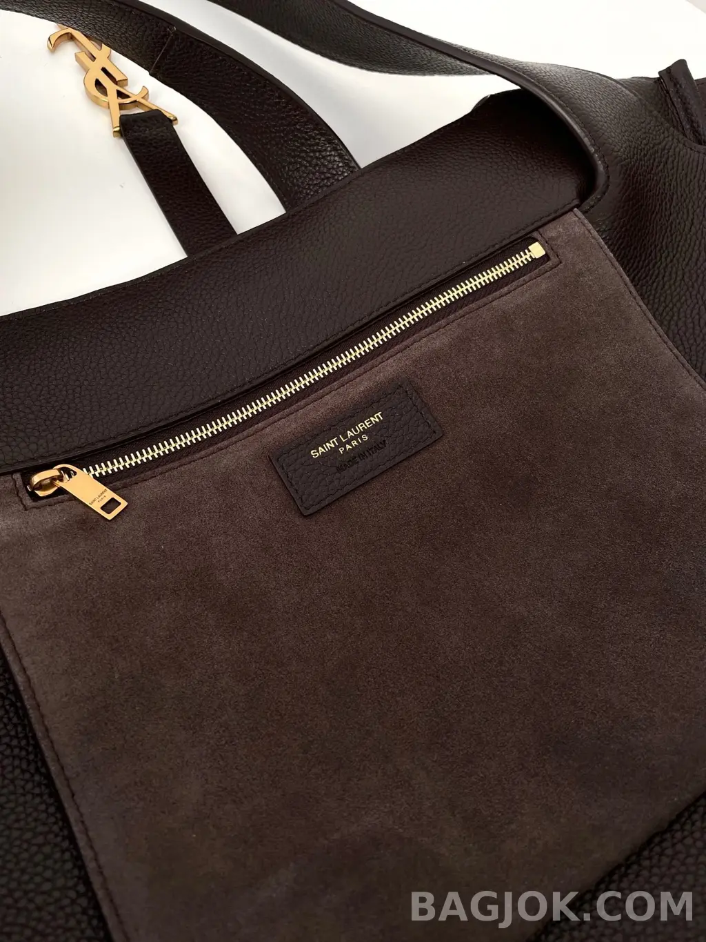 생로랑 Saint Laurent LE 5À7 BEA 토트백 그레인 레더 상세 이미지