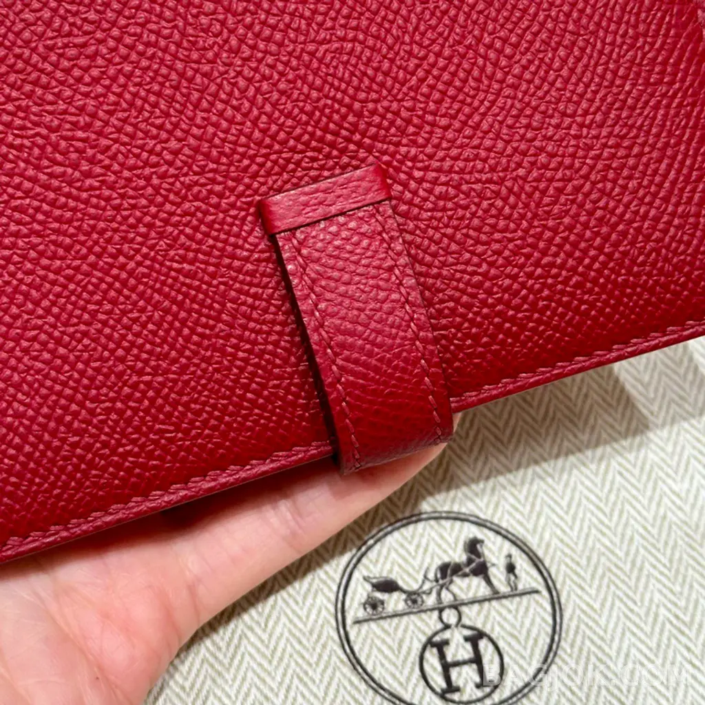 에르메스 Hermes 베안 컴팩트 지갑 앱송 금장 상세 이미지