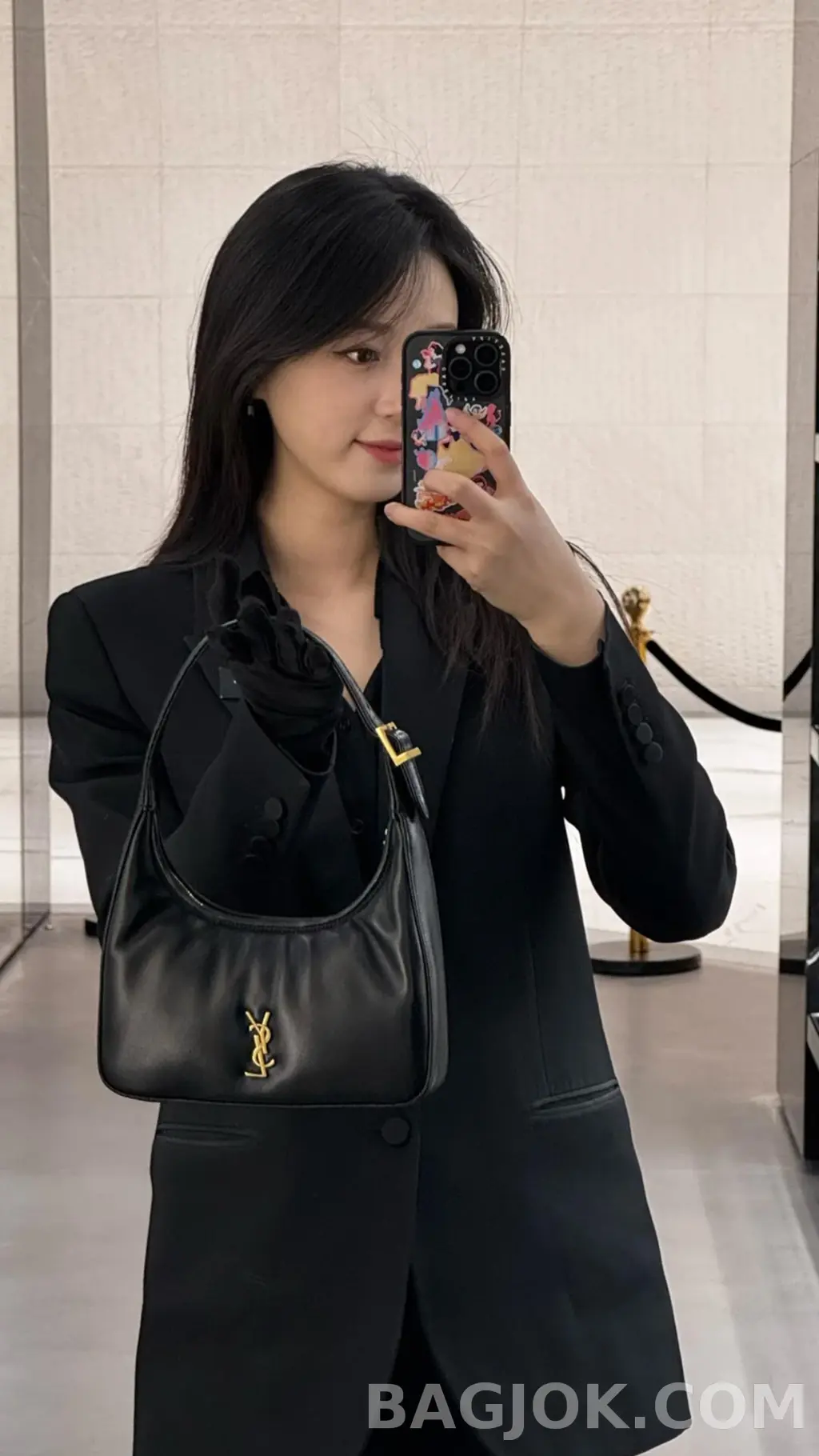 생로랑 Saint Laurent 칼립소 호보 백 미니 상세 이미지