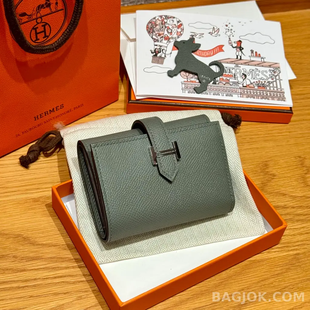 에르메스 Hermes 베안 콤비 월렛 앱송 은장 상세 이미지