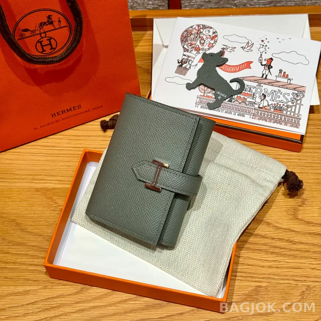 에르메스 Hermes 베안 콤비 월렛 앱송 은장 상세 이미지