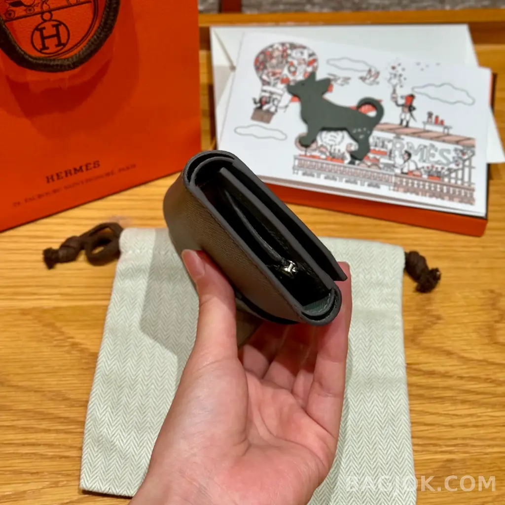 에르메스 Hermes 베안 콤비 월렛 앱송 은장 상세 이미지