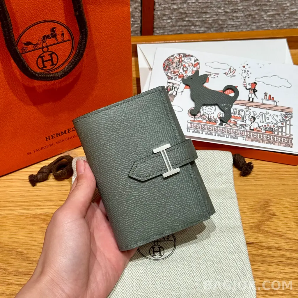 에르메스 Hermes 베안 콤비 월렛 앱송 은장 상세 이미지