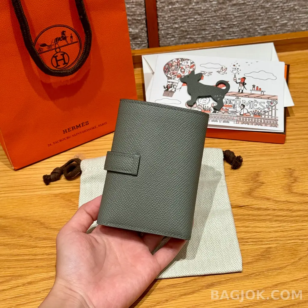 에르메스 Hermes 베안 콤비 월렛 앱송 은장 상세 이미지