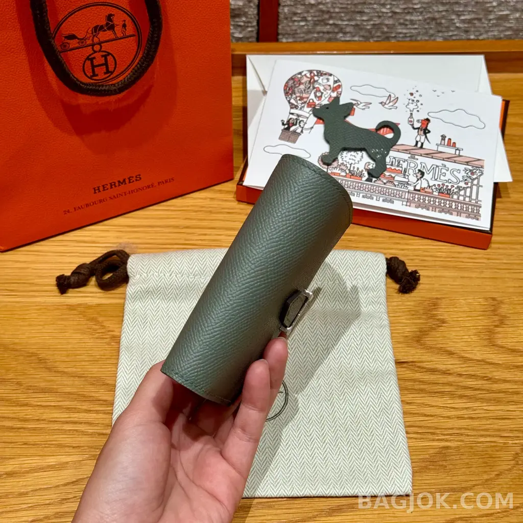 에르메스 Hermes 베안 콤비 월렛 앱송 은장 상세 이미지