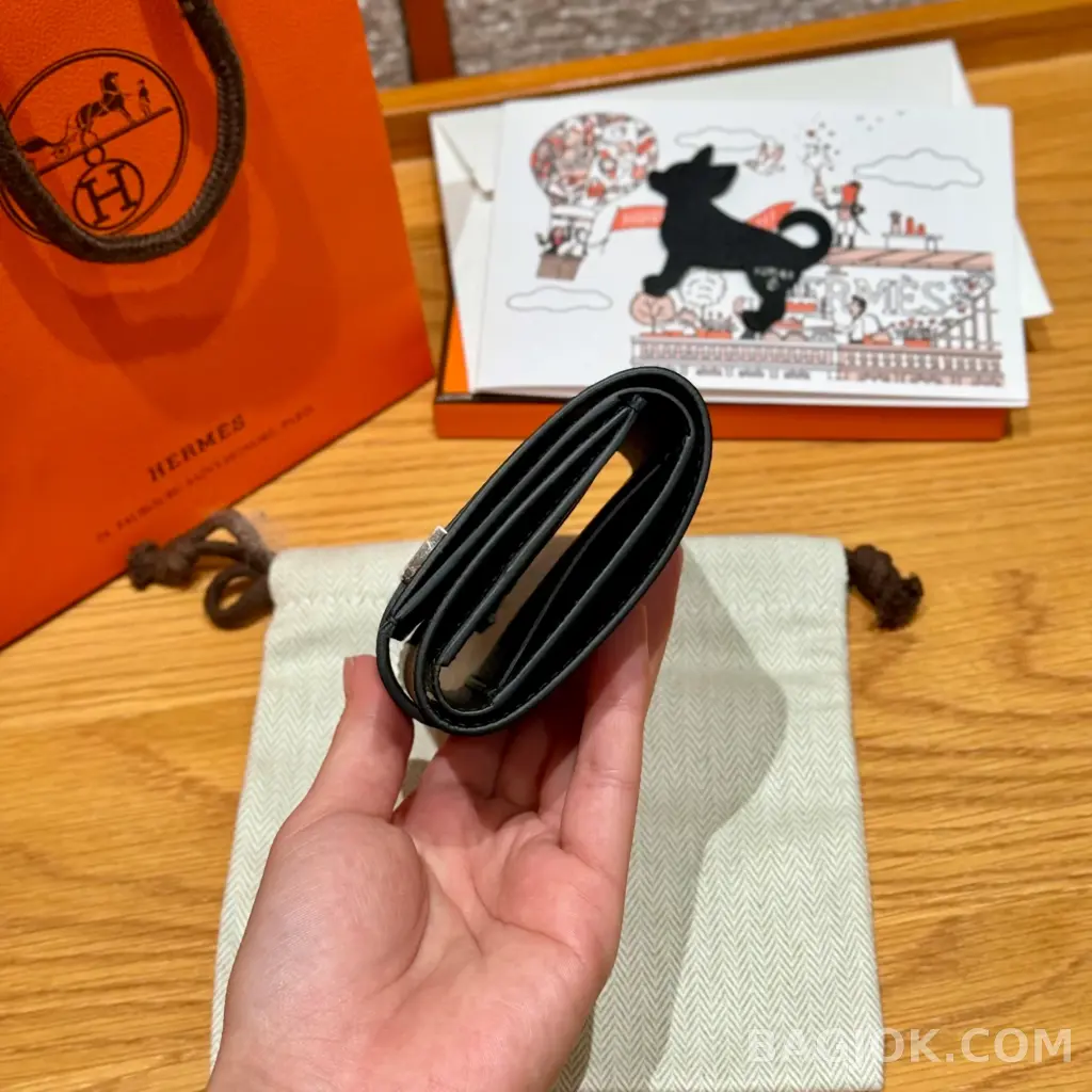 에르메스 Hermes 베안 콤비 월렛 앱송 은장 상세 이미지