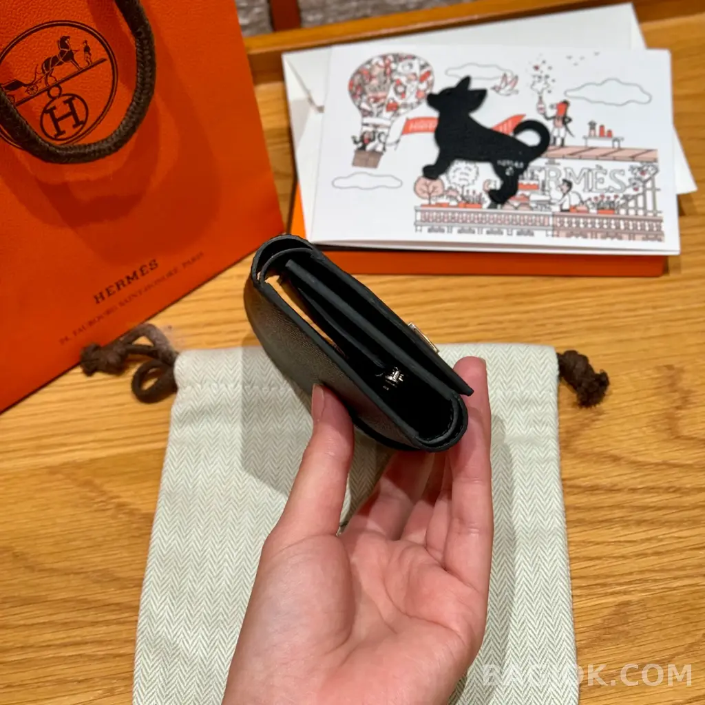 에르메스 Hermes 베안 콤비 월렛 앱송 은장 상세 이미지