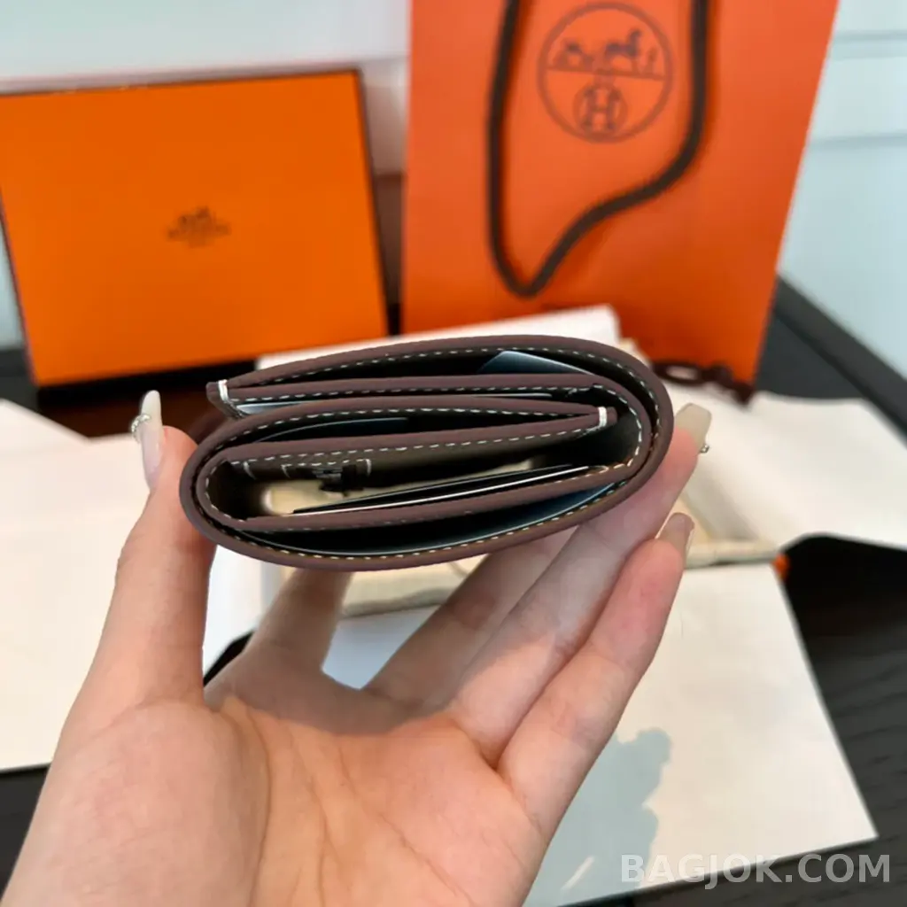 에르메스 Hermes 베안 콤비 월렛 앱송 은장 상세 이미지