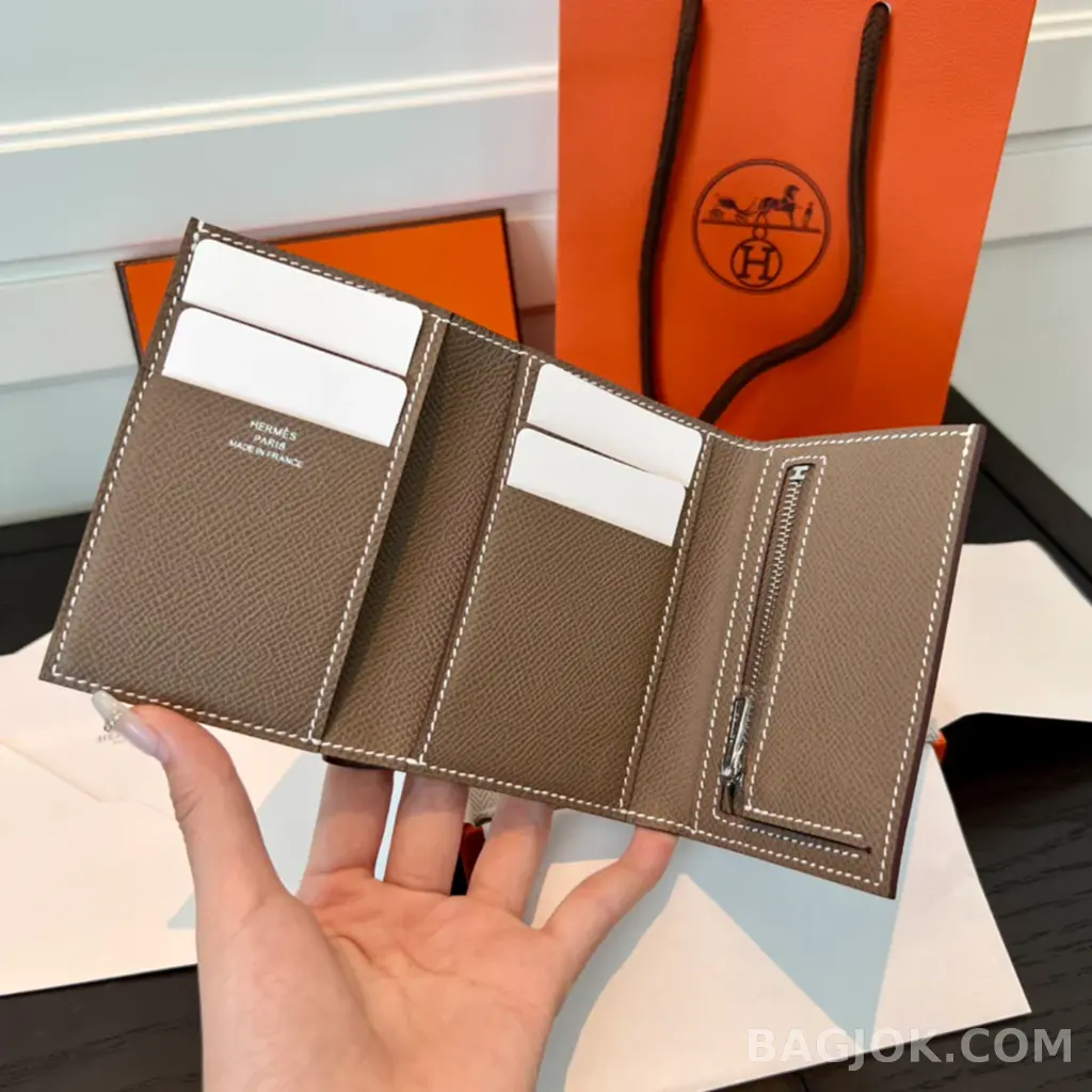 에르메스 Hermes 베안 콤비 월렛 앱송 은장 상세 이미지