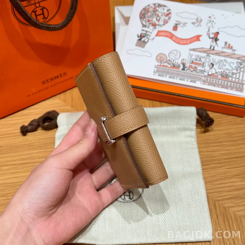 에르메스 Hermes 베안 콤비 월렛 앱송 은장 상세 이미지