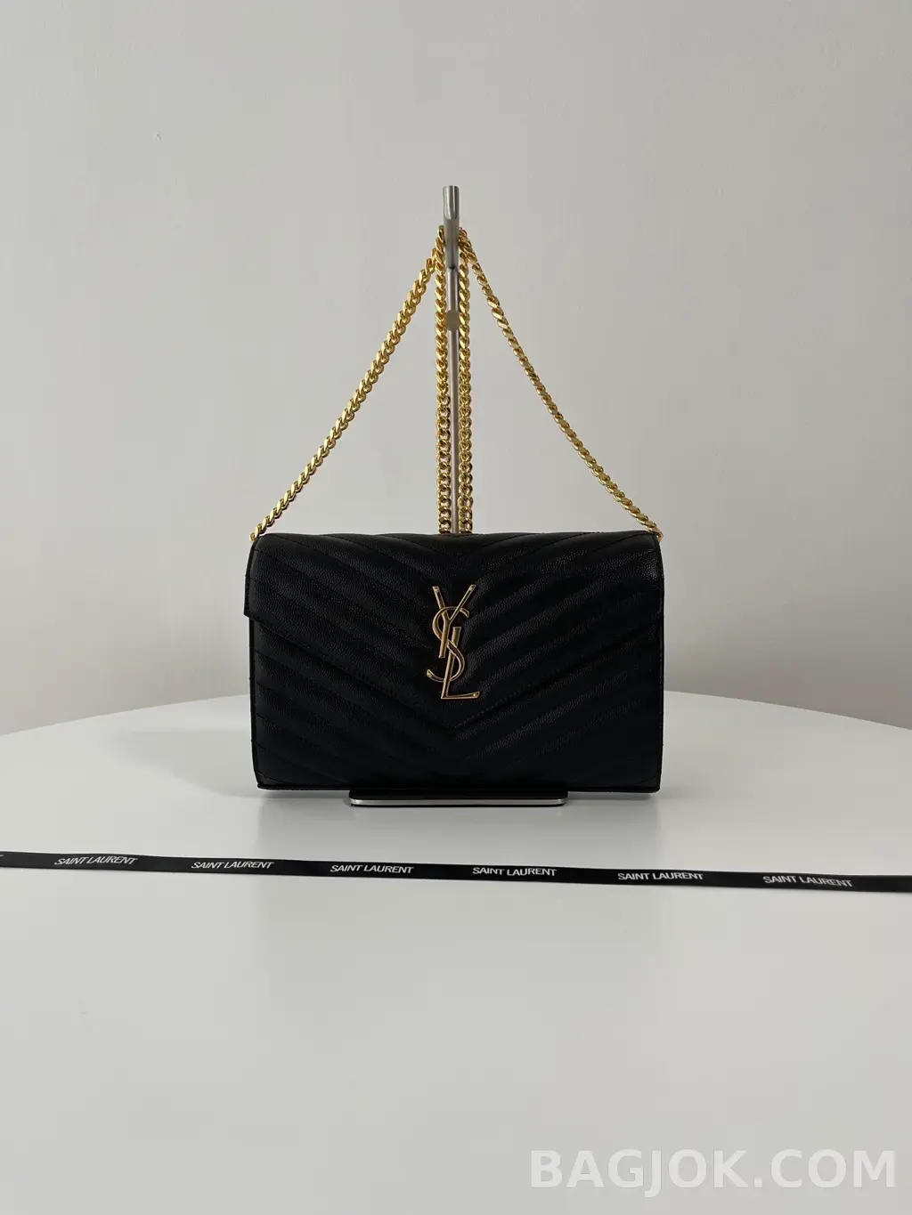 생로랑 Saint Laurent 카산드라 모노그램 마틀라세 체인 숄더백 상세 이미지