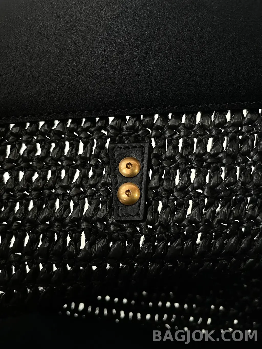 생로랑 Saint Laurent LE 37 버킷백 우븐 라피아 상세 이미지