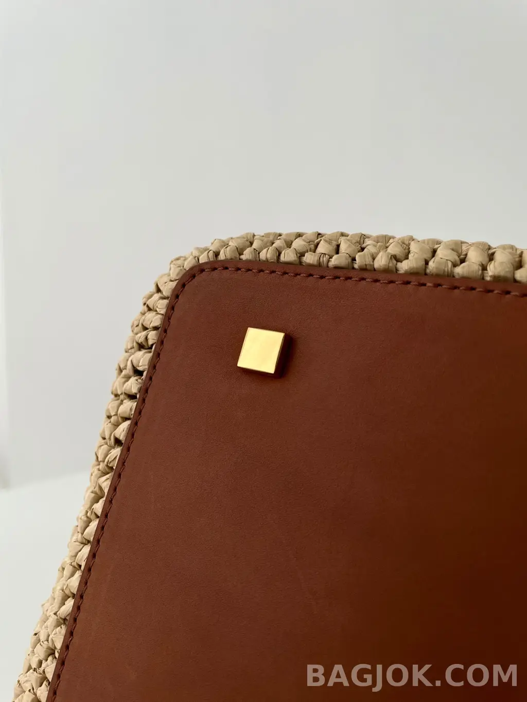 생로랑 Saint Laurent LE 37 버킷백 우븐 라피아 상세 이미지