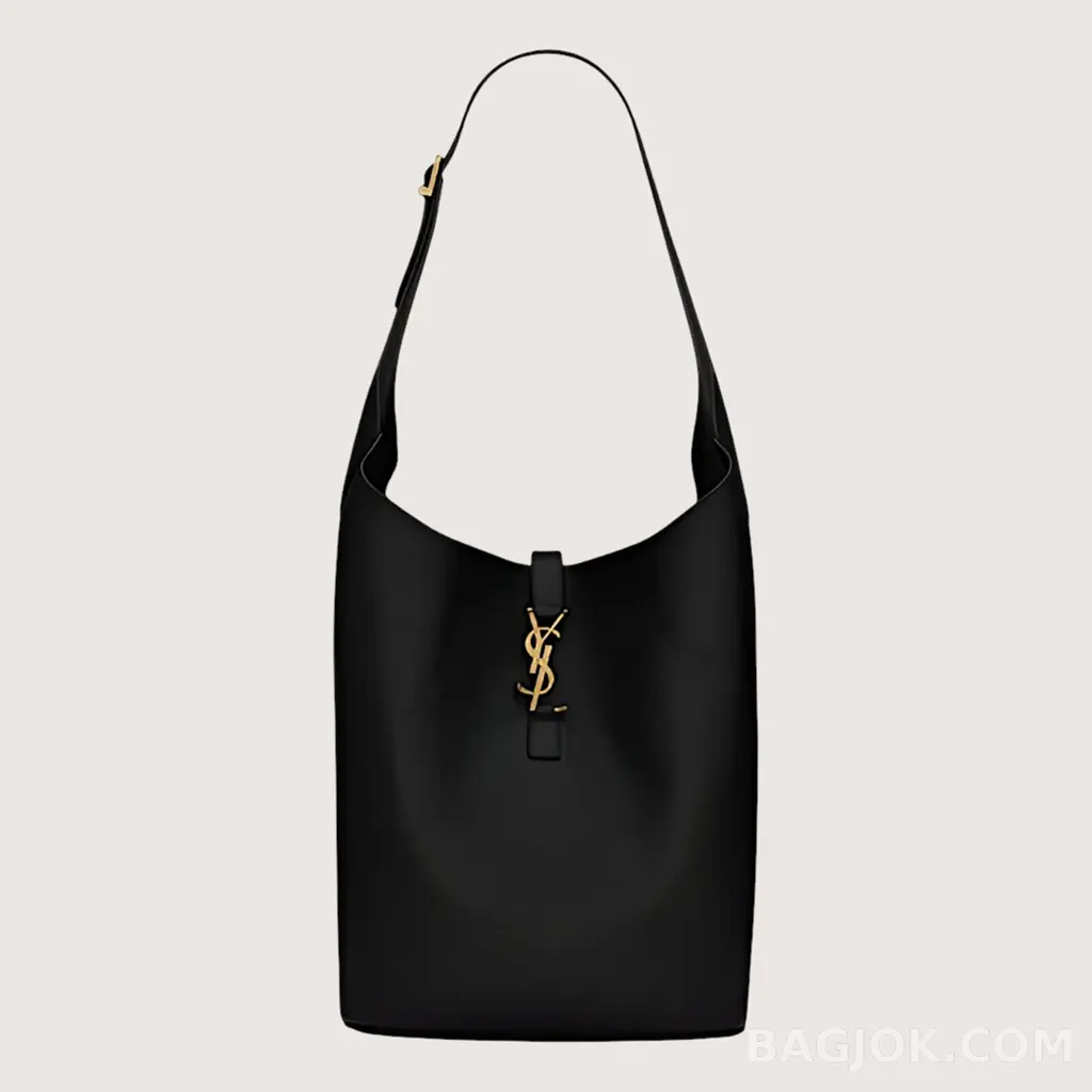 Saint Laurent LE 5À7 호보 그레인 레더 미디움_대표이미지