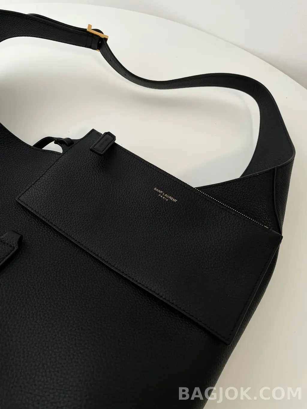 생로랑 Saint Laurent LE 5À7 호보 그레인 레더 미디움 상세 이미지