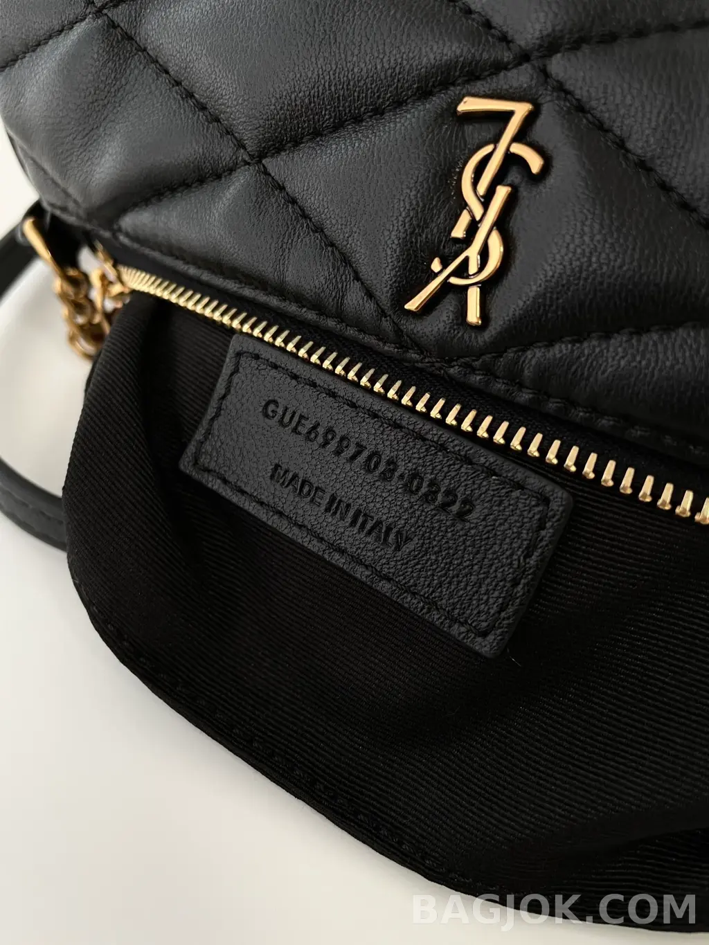 생로랑 Saint Laurent SADE 튜브 백 미니 퀄팅 램스킨 상세 이미지