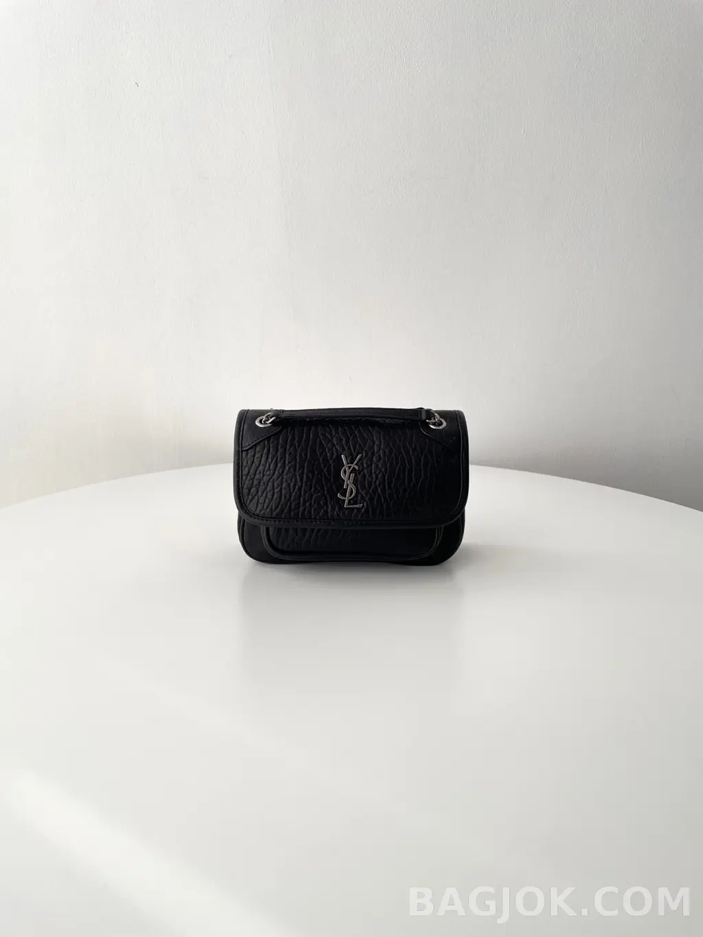 생로랑 Saint Laurent 니키백 그레인 램스킨 미니 상세 이미지