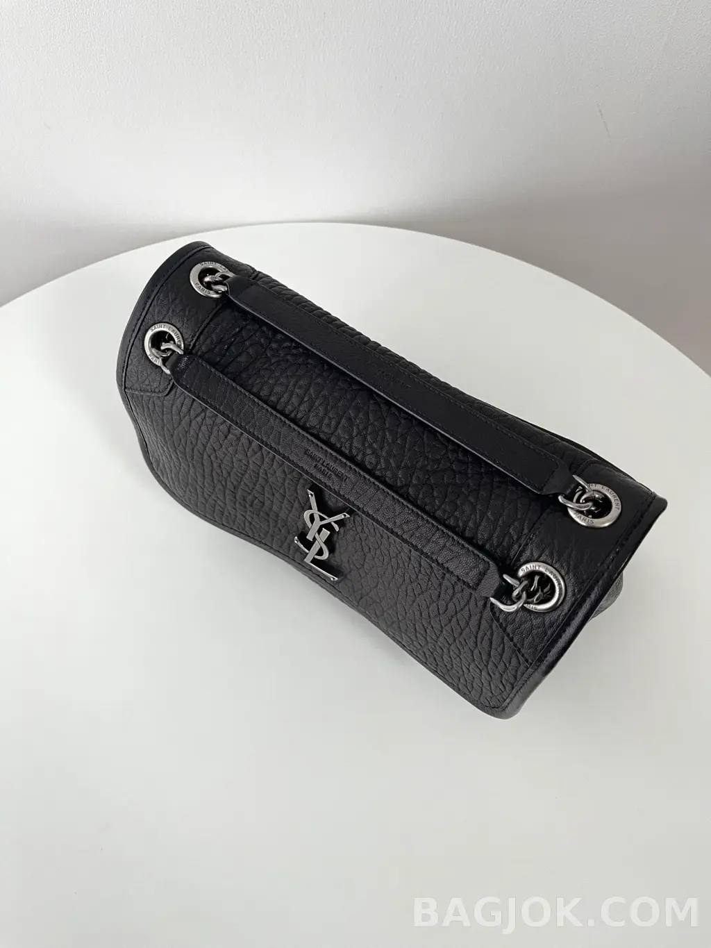 생로랑 Saint Laurent 니키백 그레인 램스킨 미디움 상세 이미지