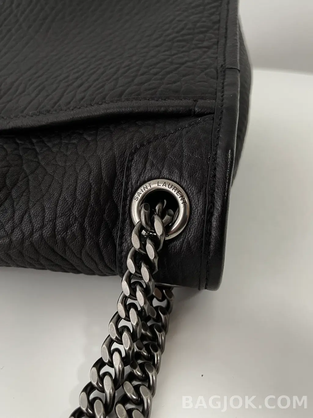 생로랑 Saint Laurent 니키백 그레인 램스킨 미디움 상세 이미지