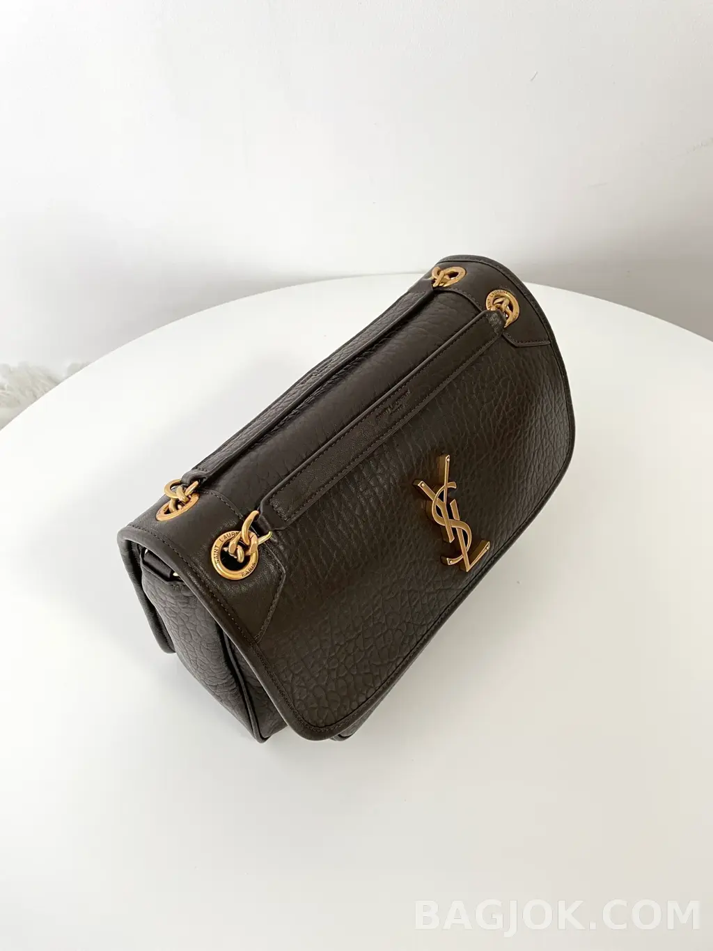 생로랑 Saint Laurent 니키백 그레인 램스킨 미디움 상세 이미지