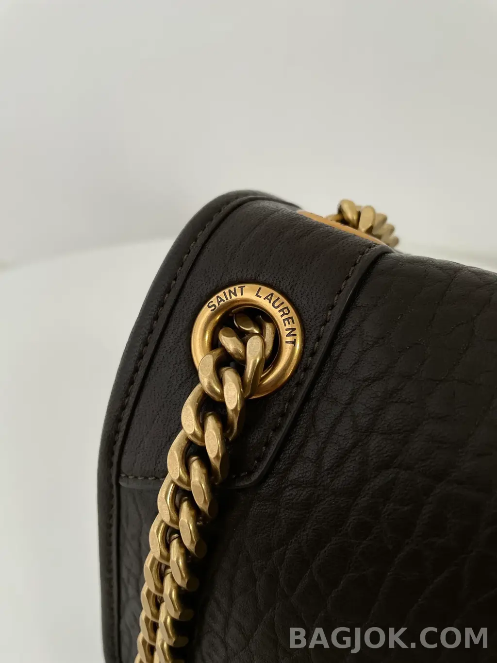 생로랑 Saint Laurent 니키백 그레인 램스킨 미디움 상세 이미지