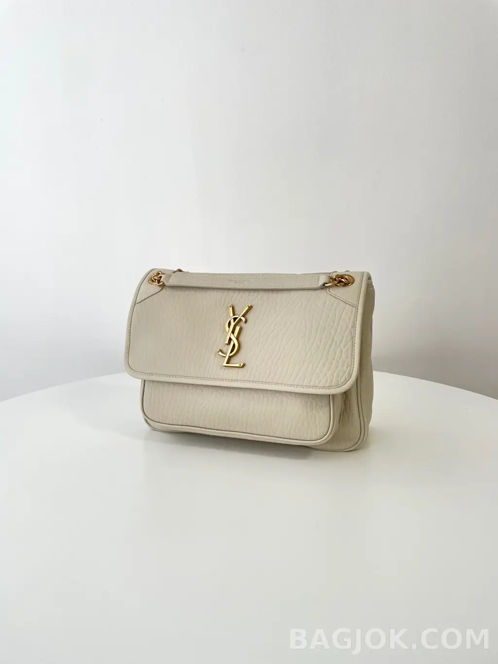 생로랑 Saint Laurent 니키백 그레인 램스킨 미디움 상세 이미지