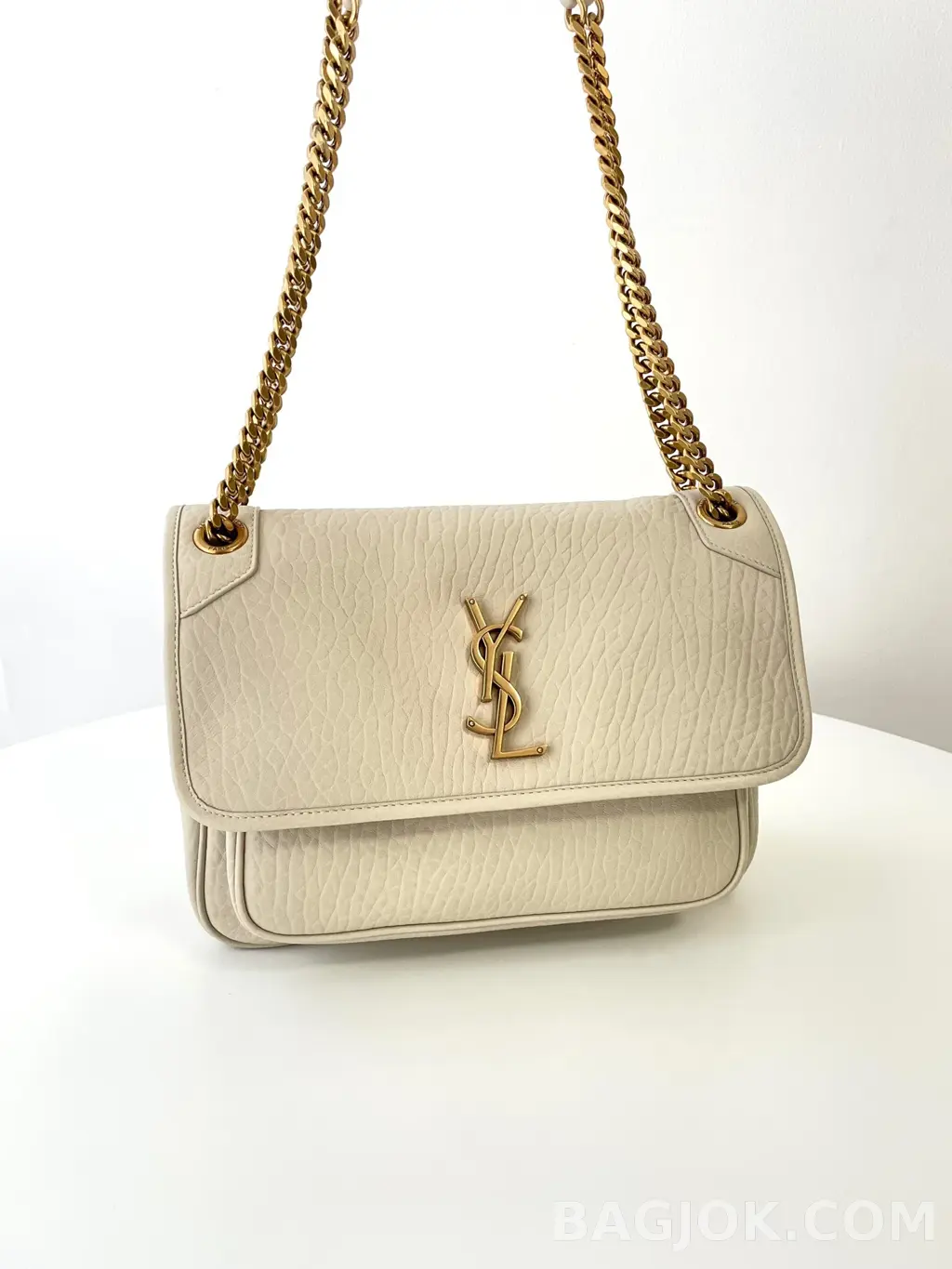 생로랑 Saint Laurent 니키백 그레인 램스킨 미디움 상세 이미지