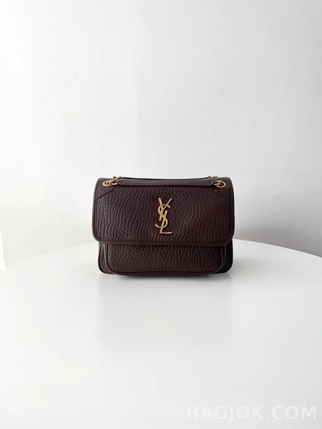 생로랑 Saint Laurent 니키백 그레인 램스킨 미디움 상세 이미지