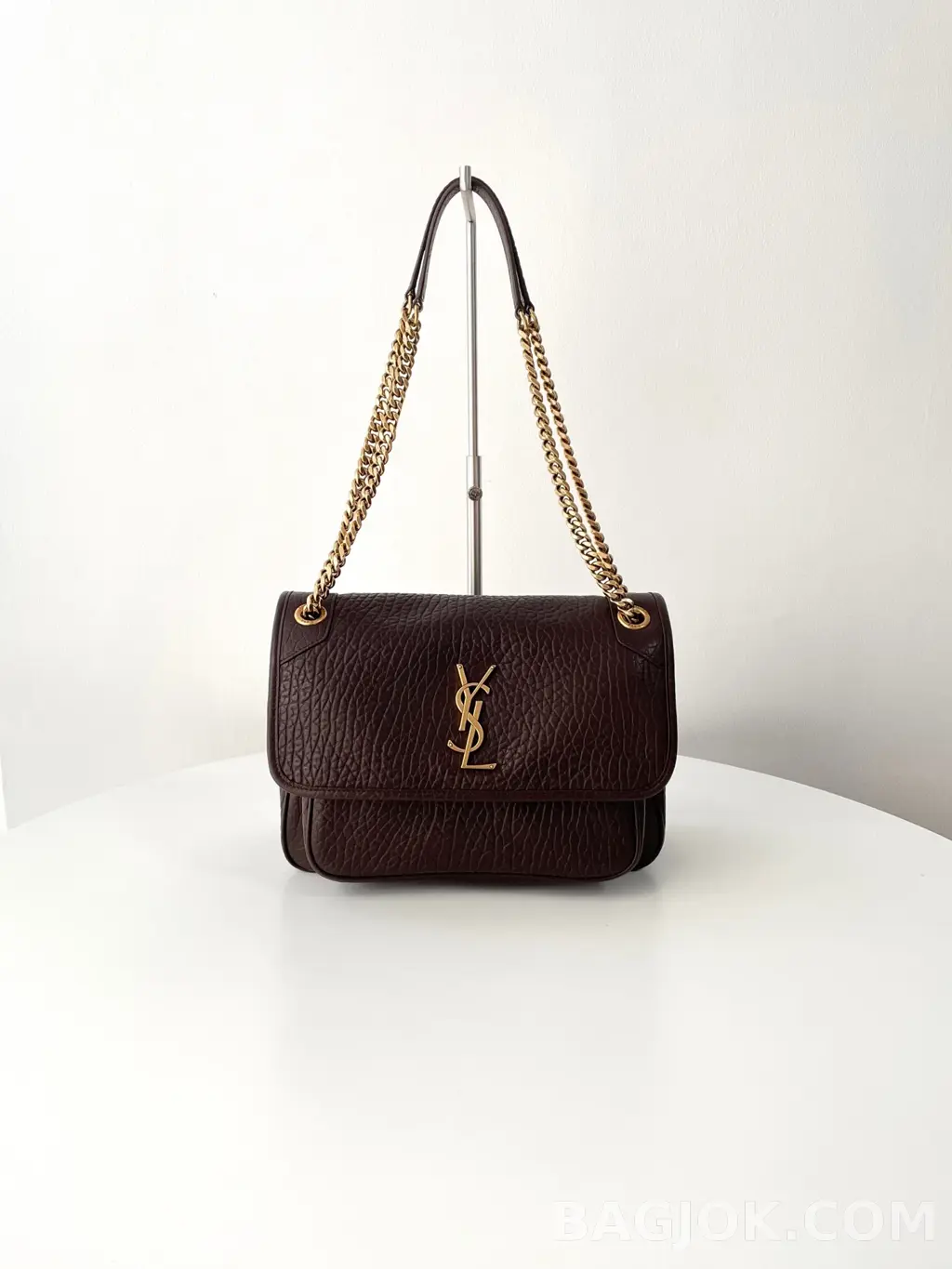 생로랑 Saint Laurent 니키백 그레인 램스킨 미디움 상세 이미지
