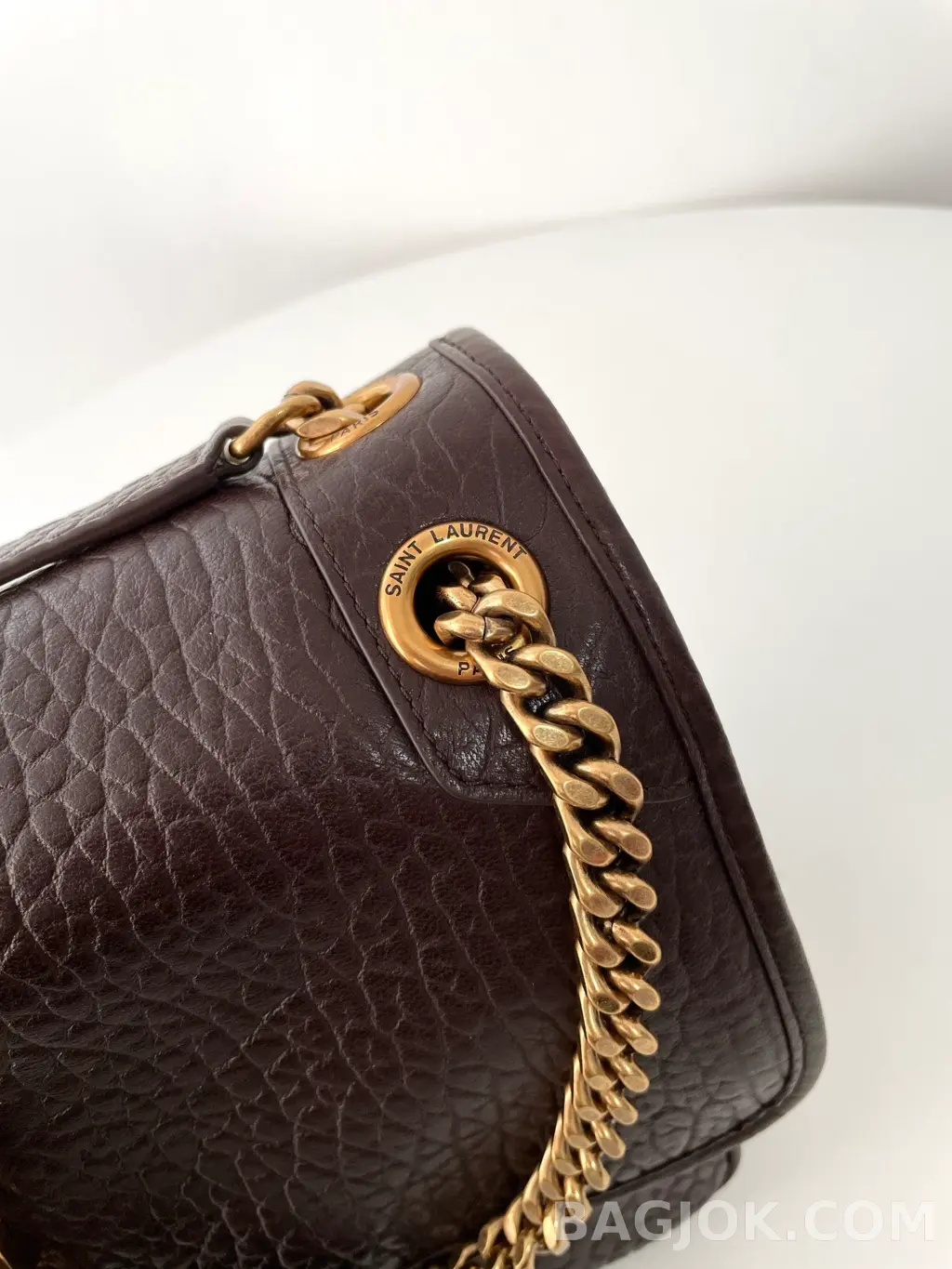 생로랑 Saint Laurent 니키백 그레인 램스킨 미디움 상세 이미지
