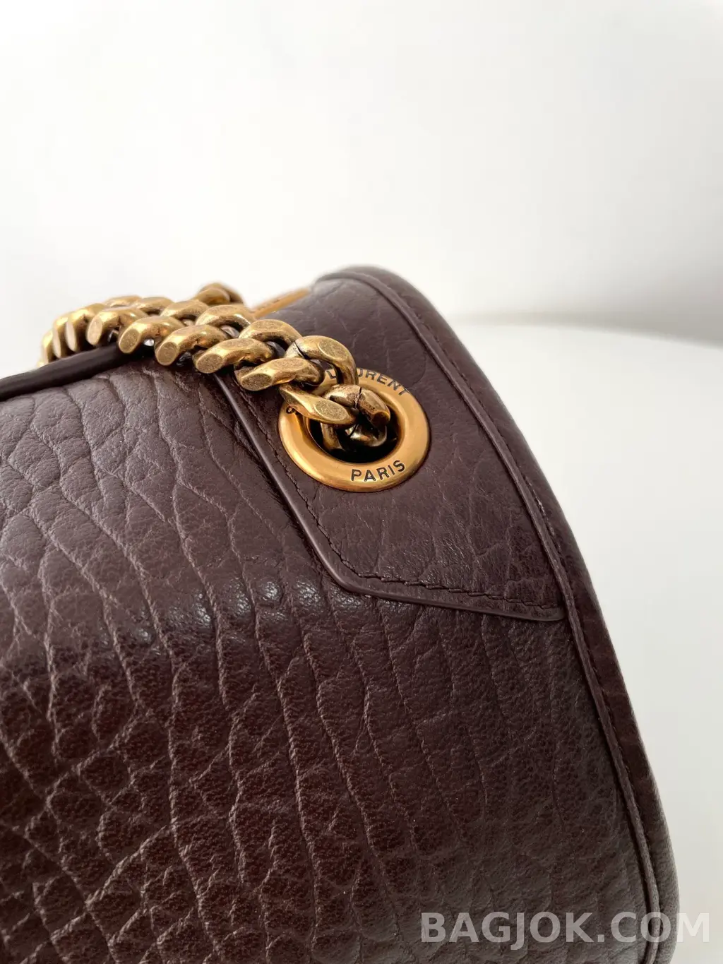 생로랑 Saint Laurent 니키백 그레인 램스킨 미디움 상세 이미지
