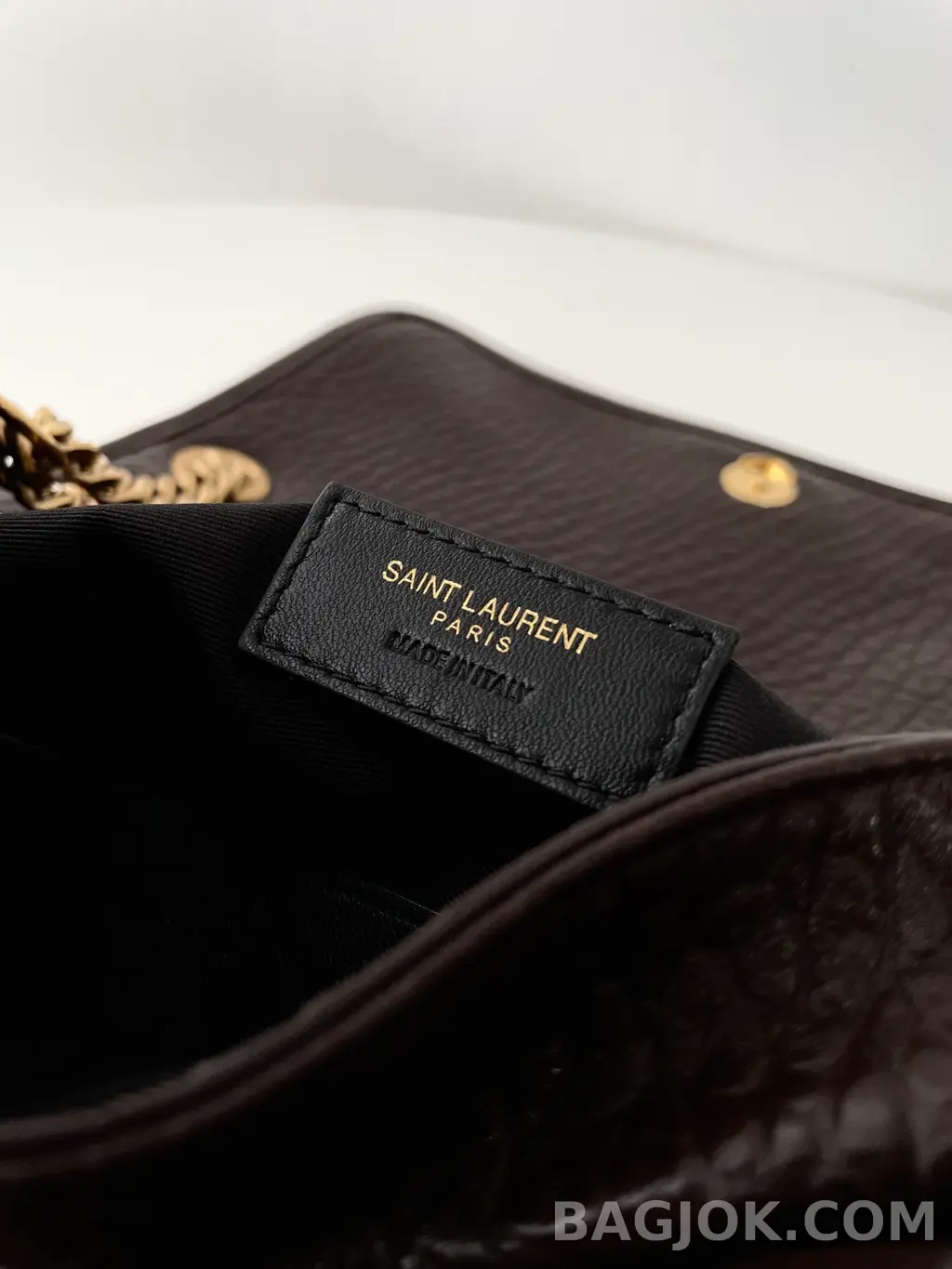 생로랑 Saint Laurent 니키백 그레인 램스킨 미디움 상세 이미지