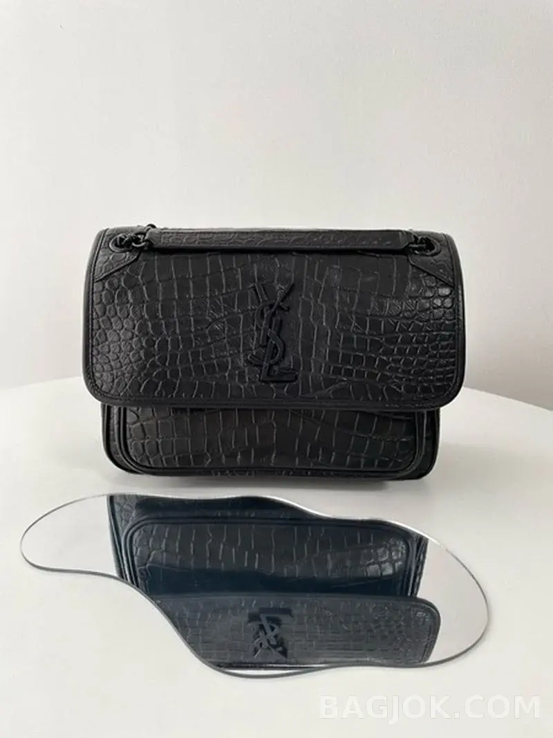 생로랑 Saint Laurent 니키백 크로커다일 상세 이미지