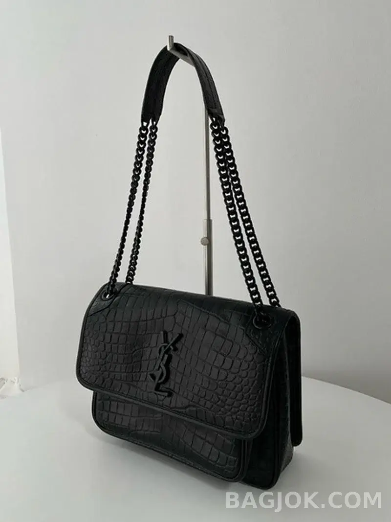 생로랑 Saint Laurent 니키백 크로커다일 상세 이미지