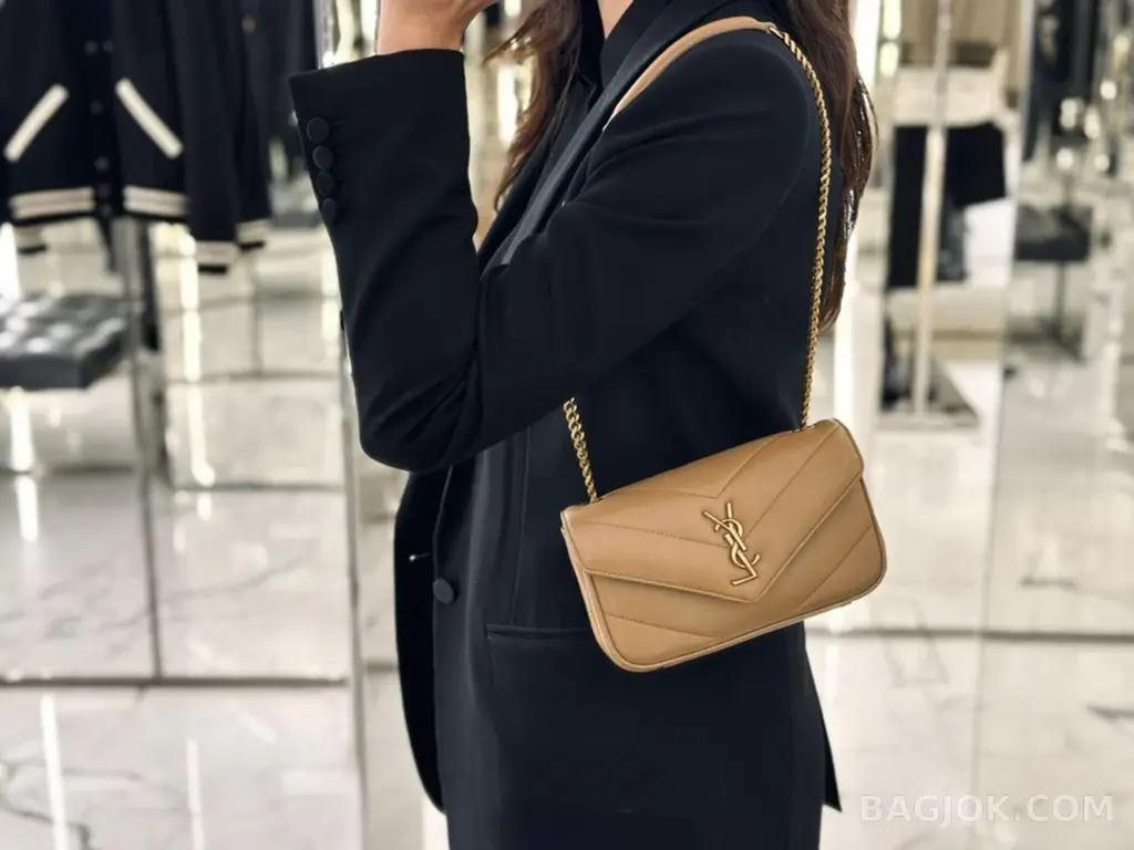 생로랑 Saint Laurent 루루 마틀라세 램스킨 미니 상세 이미지