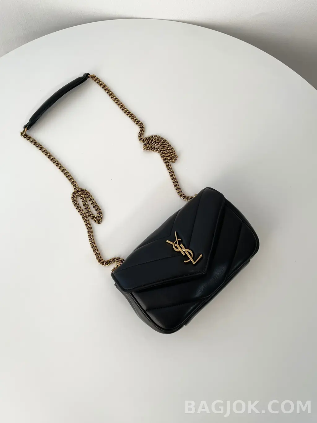 생로랑 Saint Laurent 루루 마틀라세 램스킨 미니 상세 이미지