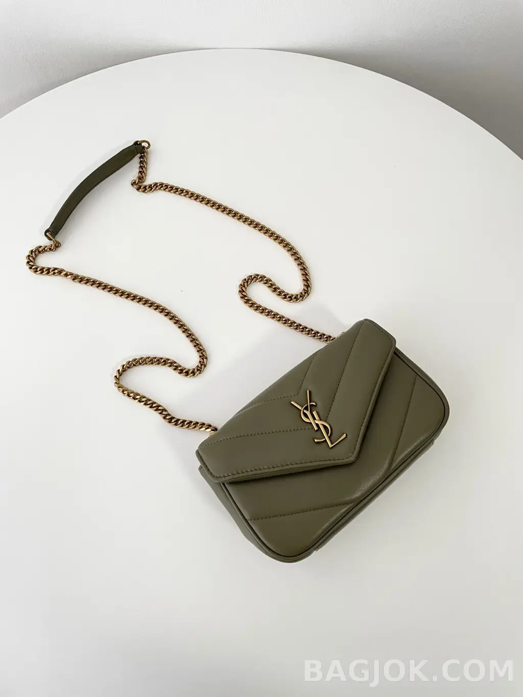 생로랑 Saint Laurent 루루 마틀라세 램스킨 미니 상세 이미지