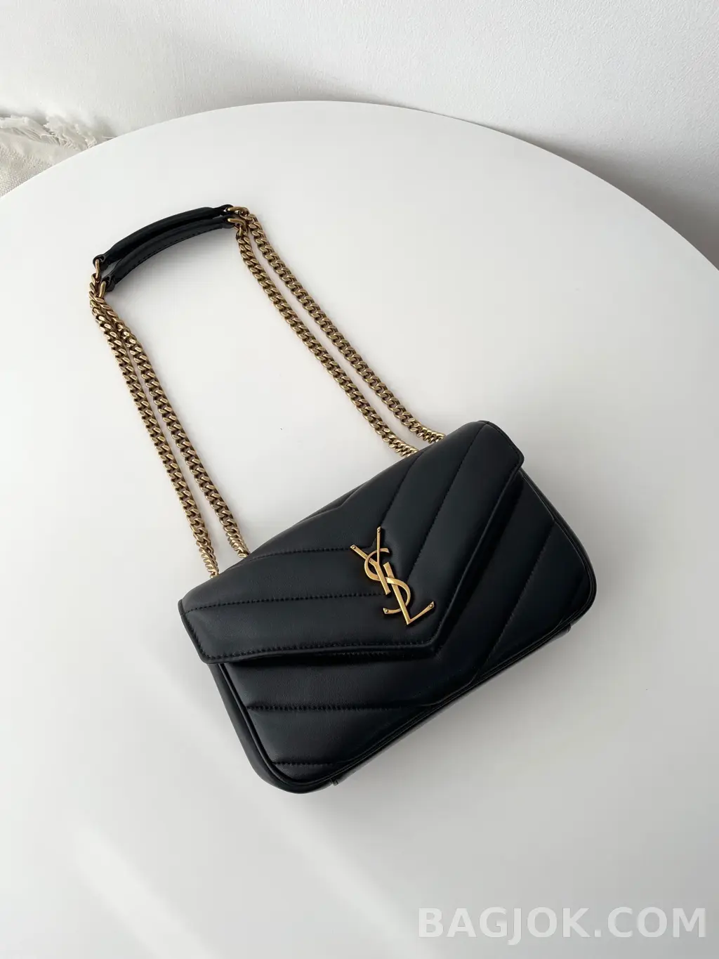 생로랑 Saint Laurent 루루 마틀라세 램스킨 스몰 상세 이미지