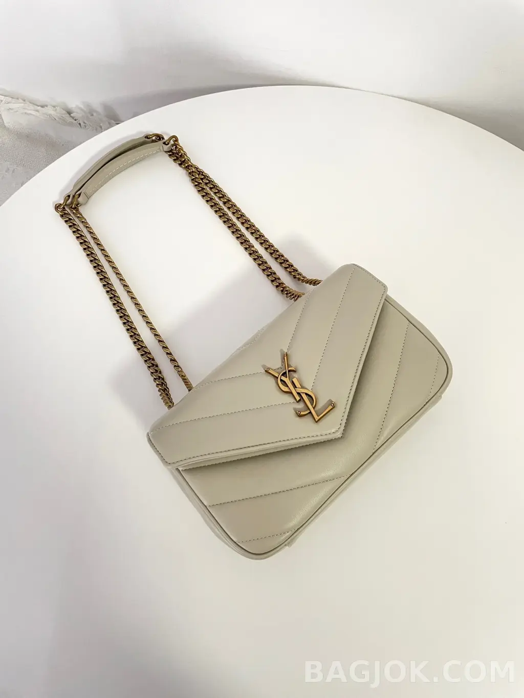 생로랑 Saint Laurent 루루 마틀라세 램스킨 스몰 상세 이미지