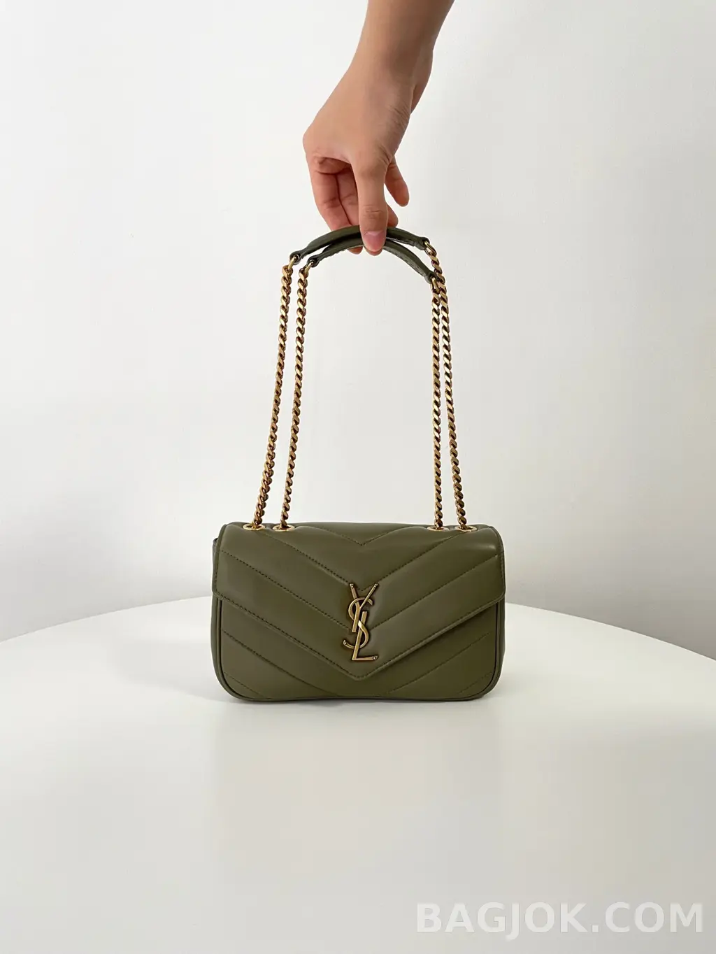 생로랑 Saint Laurent 루루 마틀라세 램스킨 스몰 상세 이미지