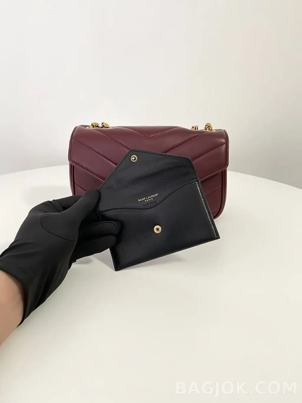 생로랑 Saint Laurent 루루 마틀라세 램스킨 스몰 상세 이미지