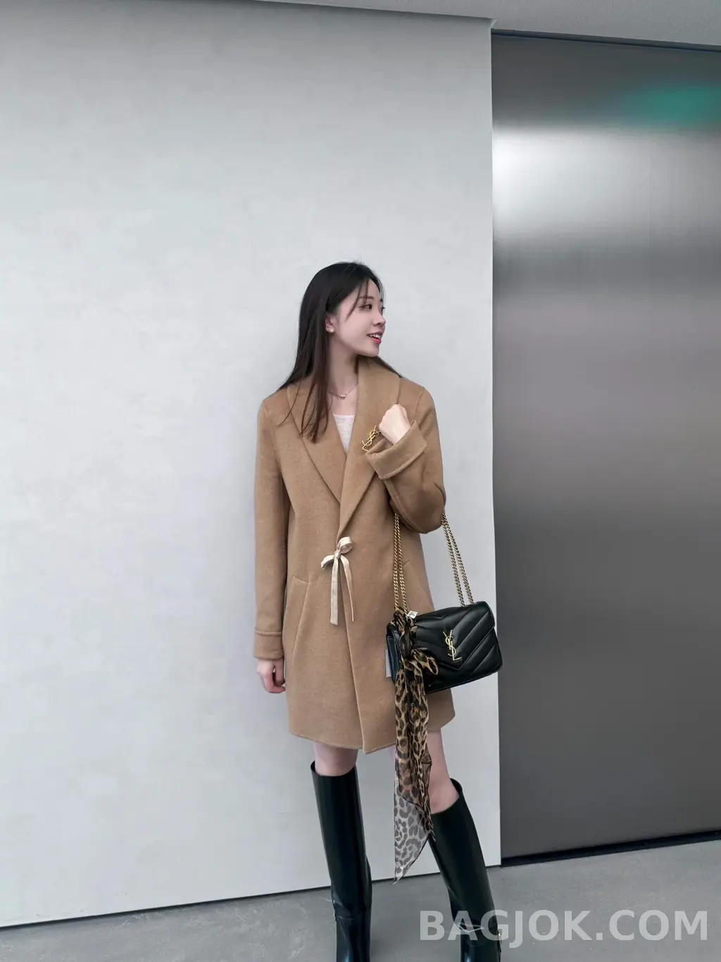 생로랑 Saint Laurent 루루 마틀라세 램스킨 미디움 상세 이미지