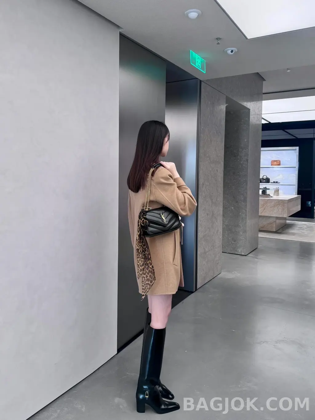 생로랑 Saint Laurent 루루 마틀라세 램스킨 미디움 상세 이미지
