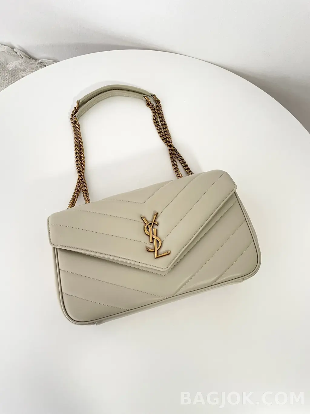 생로랑 Saint Laurent 루루 마틀라세 램스킨 미디움 상세 이미지