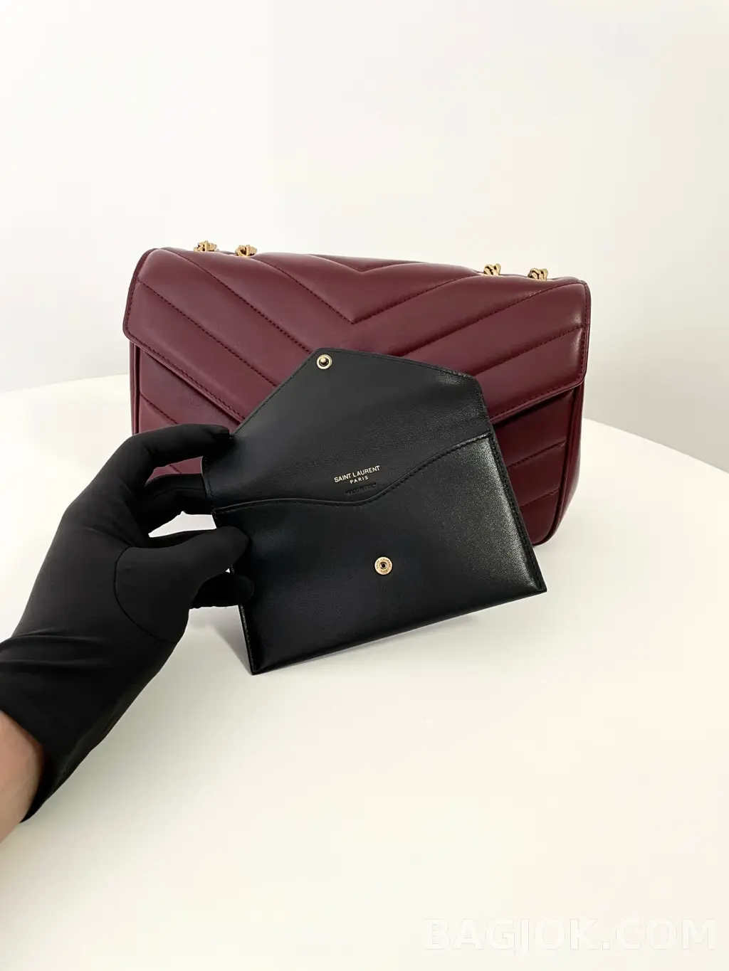 생로랑 Saint Laurent 루루 마틀라세 램스킨 미디움 상세 이미지