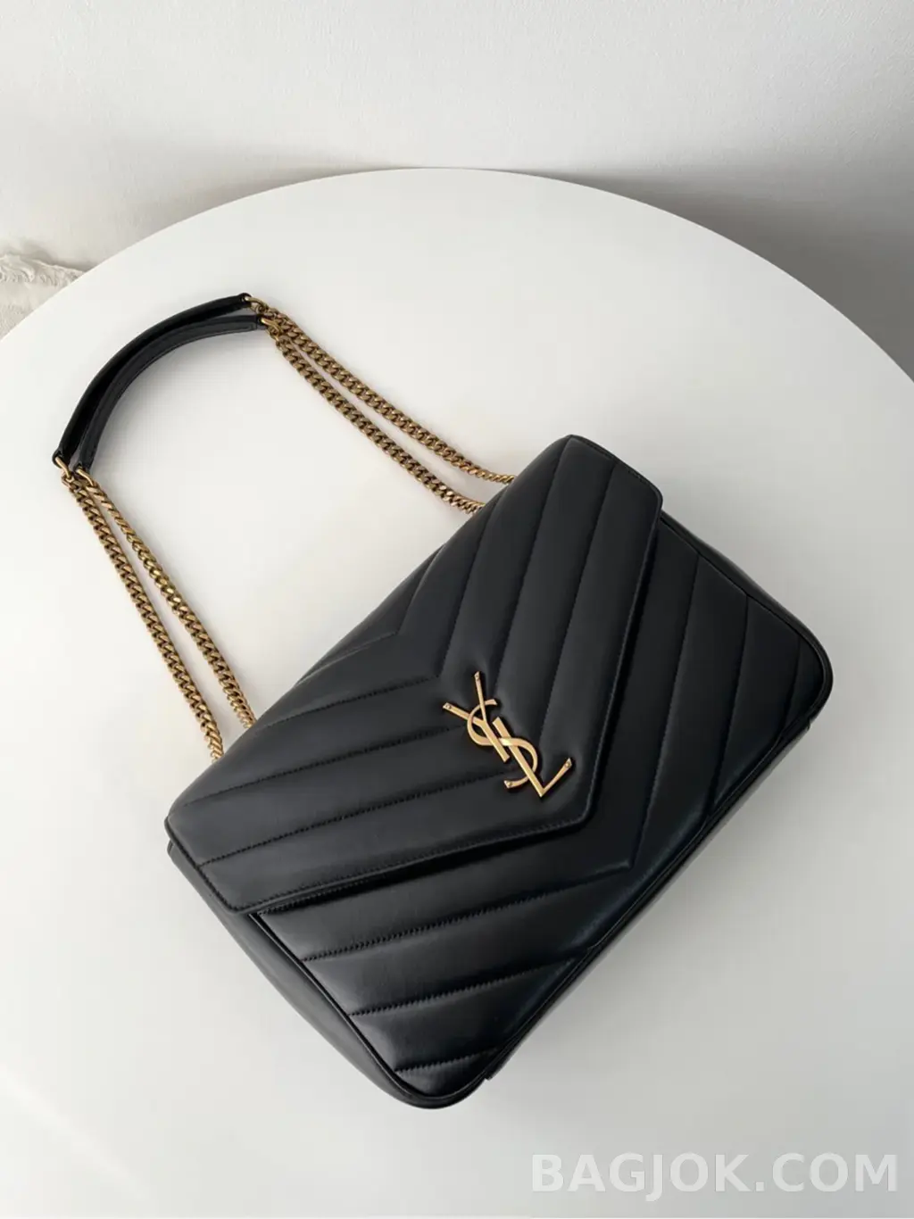 생로랑 Saint Laurent 루루 마틀라세 램스킨 라지 상세 이미지