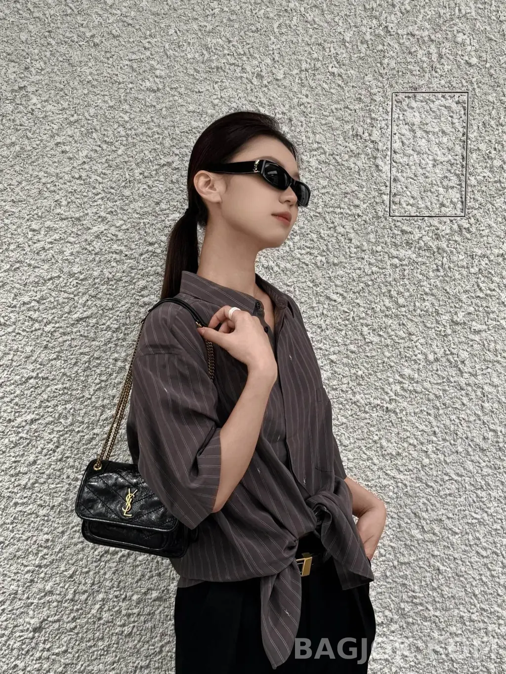 생로랑 Saint Laurent 빈티지 니키백 미니 상세 이미지